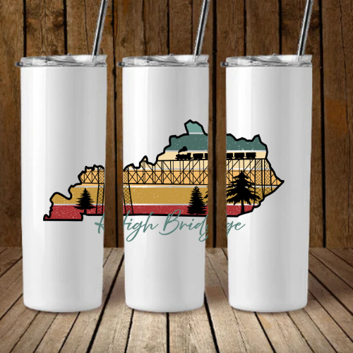 High Bridge KY Retro - 20 oz. Stainless steel tumbler