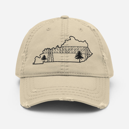 High Bridge - Bridge and Train - Otto Distressed Dad Hat